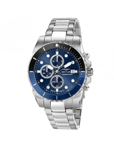 Sector Men's Watch - 450 Chronograph 43mm Blue - 0