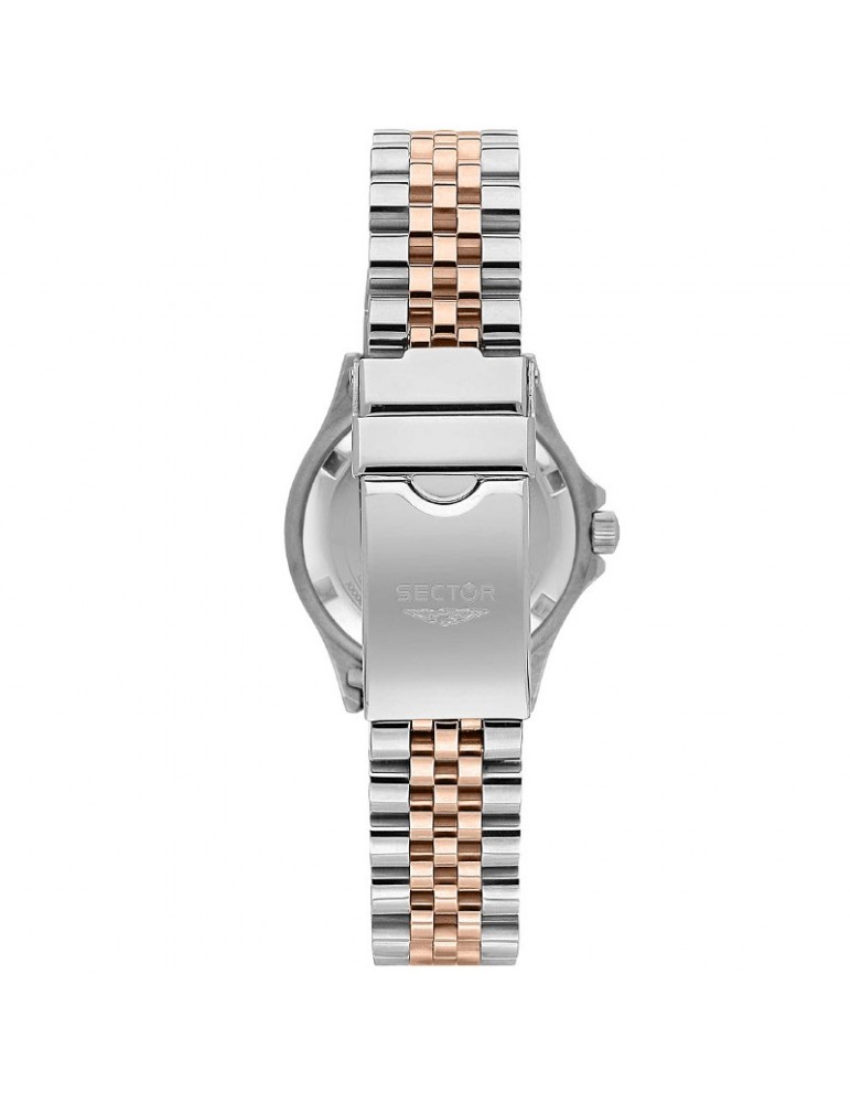 Montre Femme SECTOR 230 Quartz - Cadran Perlé, Bracelet Silicone Jaune - Neuf Avec étiquettes