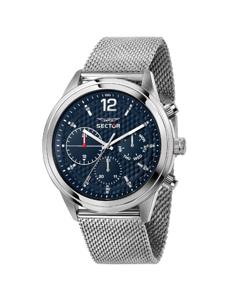 Orologio Sector Uomo - 670 Multifunzione - 45mm - Blu - R3253540003