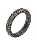 Picca Women's Veretta Ring with Black Diamonds - 0