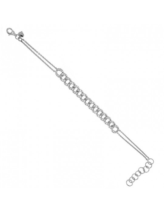 Bracciale Buonocore Groumette con Diamanti da Donna - 0