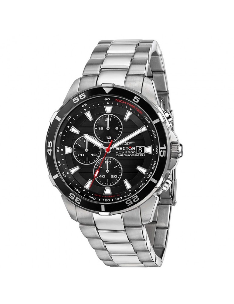 Sector Men's Watch - ADV2500 Chronograph 43mm Black - 0