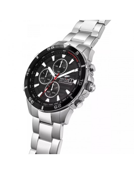 Orologio Sector Uomo - ADV2500 Cronografo 43mm Nero - R3273643003