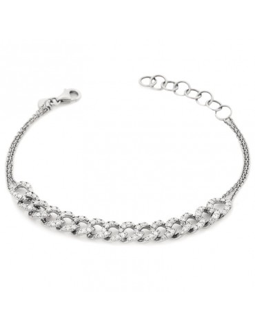 Bracciale Buonocore Groumette con Diamanti da Donna - 0