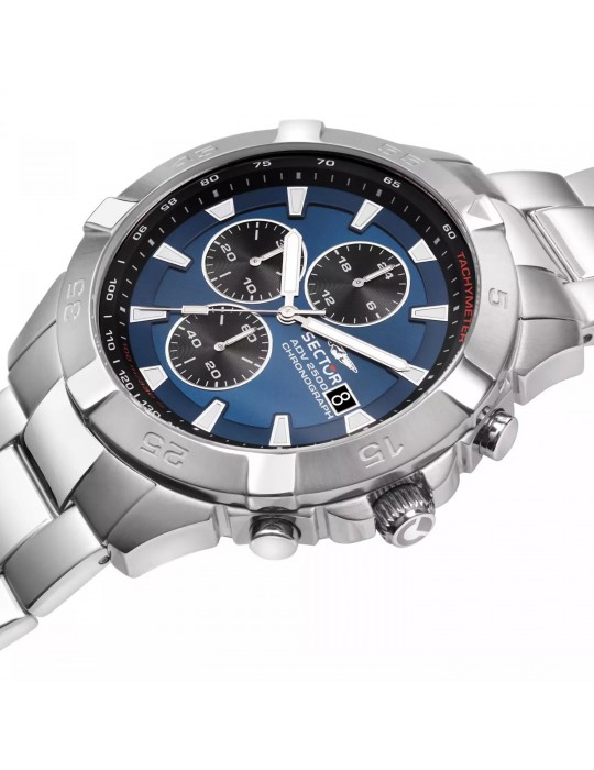 Sector Men's Watch - ADV2500 Chronograph 43mm Blue - 0
