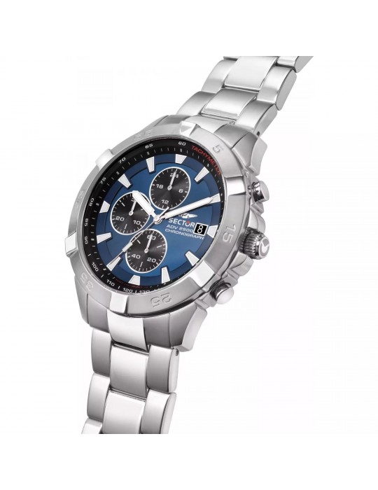 Sector Men's Watch - ADV2500 Chronograph 43mm Blue - 0