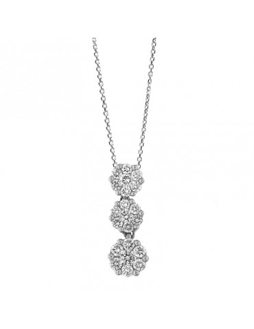 Giorgio Visconti Woman's Necklace with Trilogy Diamonds - 0
