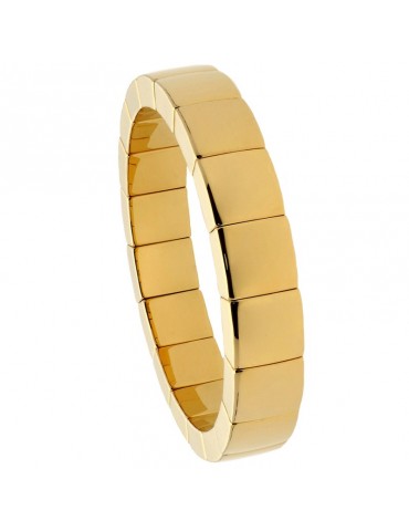 Roberto Demeglio Woman's Bracelet - Aura Domino Low in Yellow Golden Ceramic - 0 2