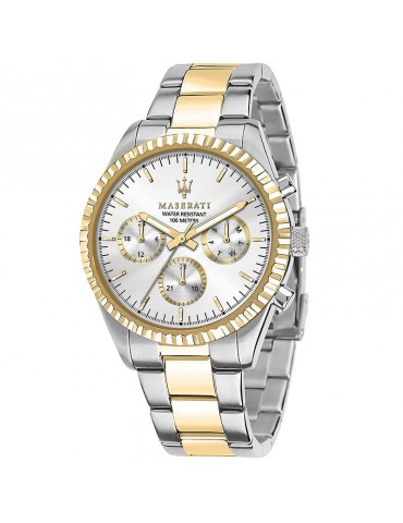 Maserati Multifunction Competizione Men's Silver 43mm Watch - 0
