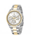 Maserati Multifunction Competizione Men's Silver 43mm Watch - 0