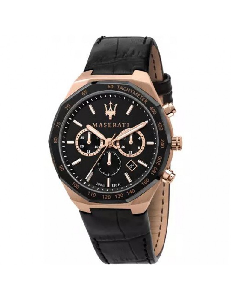 Maserati Men's Watch - Style 45mm Black Chronograph - 0