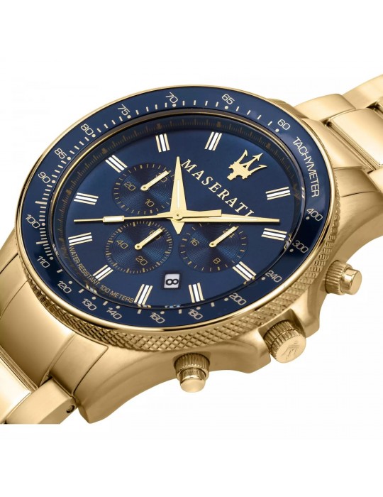 Orologio Maserati Uomo - Sfida - Cronografo 44mm - Blu - R8873640008