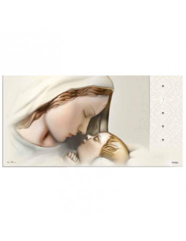 Quadro Estego Capoletto - Argento - Maternità 63x33 cm - 050612