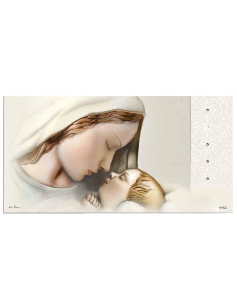 Quadro Estego Capoletto - Argento - Maternità 63x33 cm - 050612