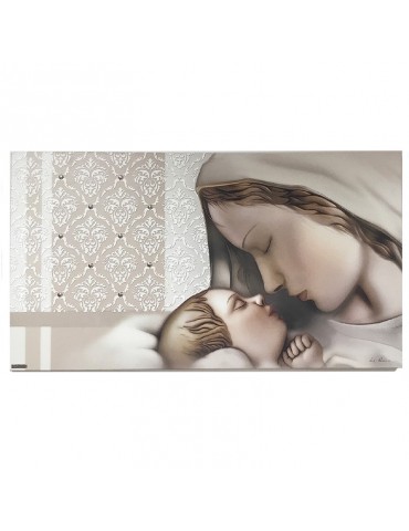 Quadro Estego Capoletto - Argento - Maternità 80x44 cm - 050713