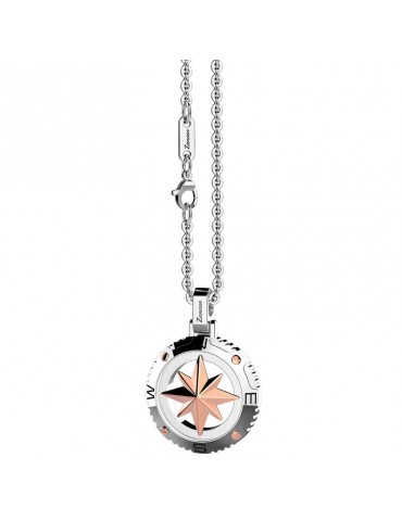 Collana Zancan Uomo - Hi-Teck - Acciaio - Rosa Dei Venti - EHC124