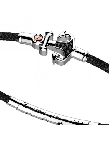 Bracciale Zancan - Regata - Kevlar - Ancora - Spinelli Neri - EXB763 2