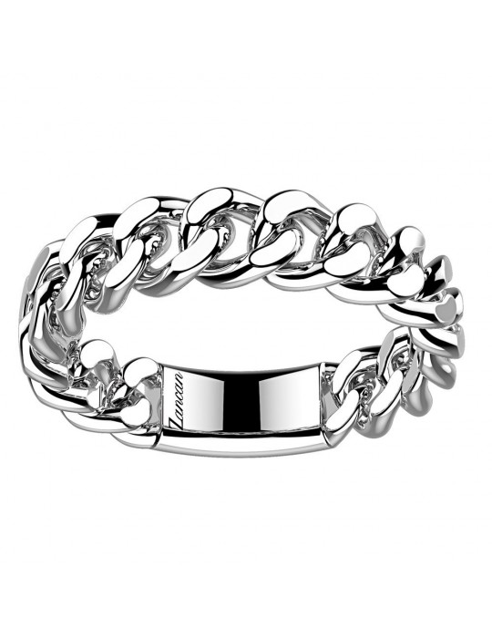 Anello Zancan per Uomo - Cosmokin - Argento Groumette - EXA219