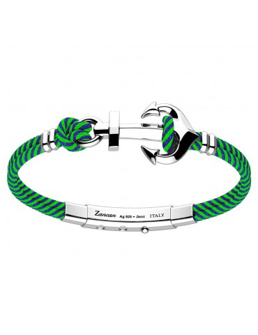 Bracciale Zancan Uomo - Regata - Kevlar Bicolor - Ancora - EXB91806