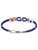 Bracciale Zancan Uomo - Regata Blu - Bandierine Nautiche - EXB524BL