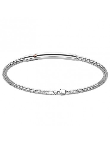 Zancan Bracelet for Men - Insignia 925 in Silver with Rose Gold Screws - 0
