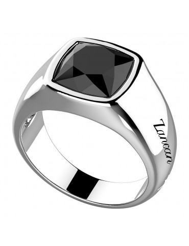 Anello Zancan Uomo - Cosmostone - Argento - Onice Nero - ESA006
