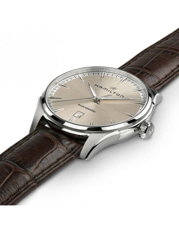 Orologio Hamilton Uomo - Jazzmaster Automatico 40mm Beige - H32475520 2