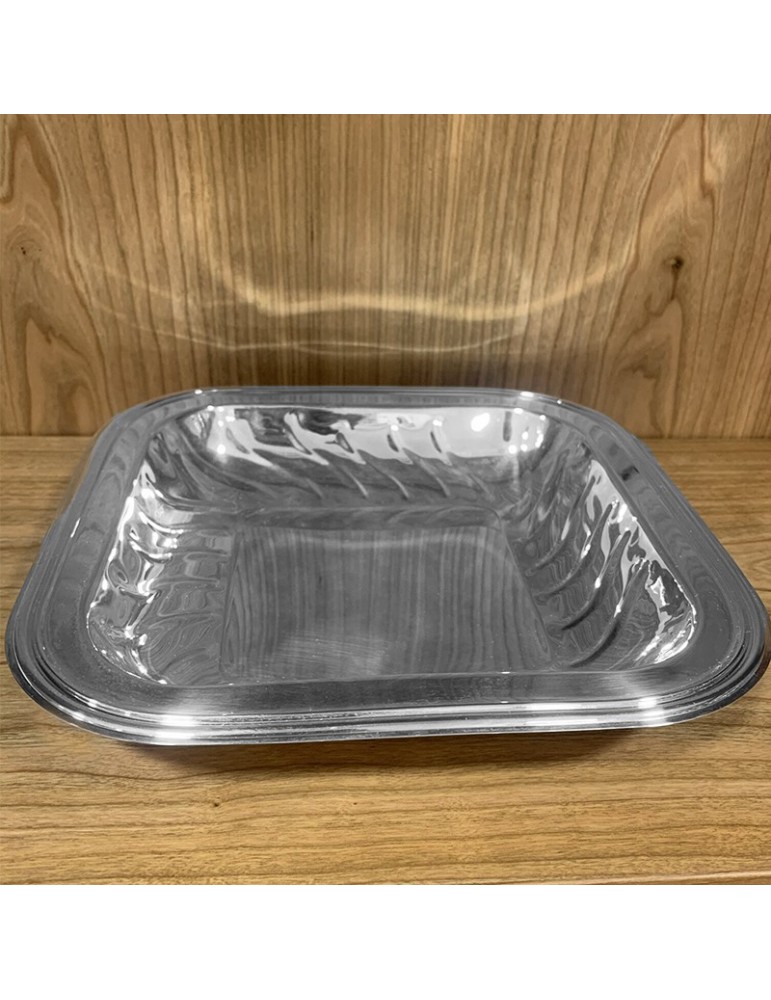 Tray - in 800 Silver Torcè Square 25x25 cm - 0