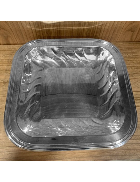 Tray - in 800 Silver Torcè Square 25x25 cm - 0
