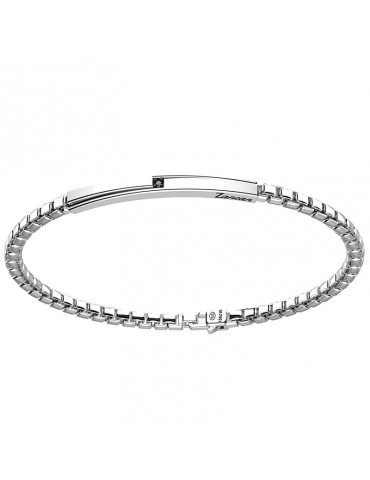 Bracciale Zancan Uomo- Insignia 925 - Argento - Spinello Nero - EXB958