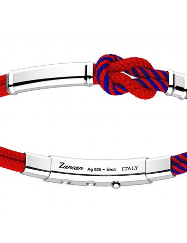 Bracciale Zancan Uomo - Regata Kevlar Rosso -  Blu - Nodo - EXB917 2