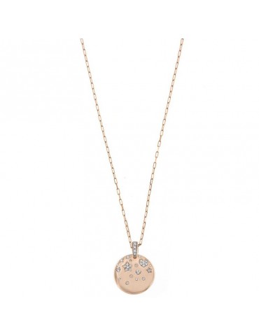 Rue Des Mille Woman Necklace - Madly Chain with Stars Medal in The Sky Rose Gold - 0