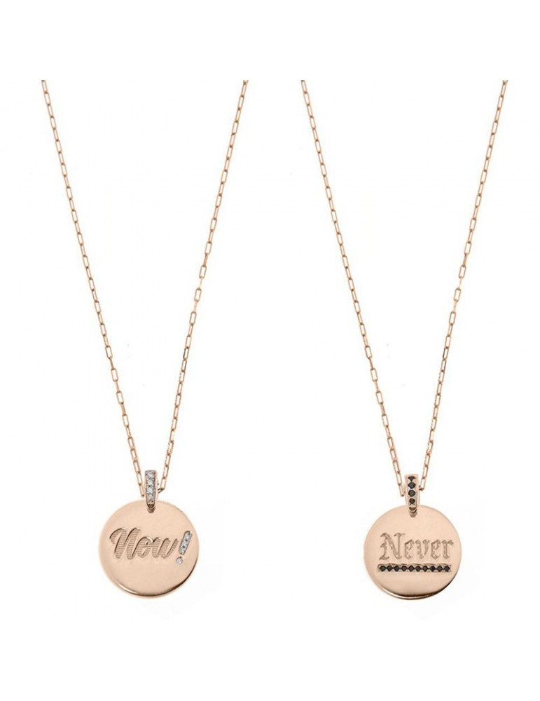 Rue Des Mille Round Neck Woman - Madly Chain with Now Or Never Medal - 0