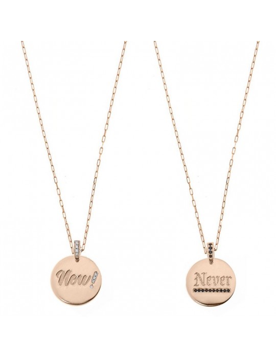 Rue Des Mille Round Neck Woman - Madly Chain with Now Or Never Medal - 0