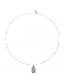 Rue Des Mille Woman Necklace - Madly Chain with Silver Heart Medal - 0