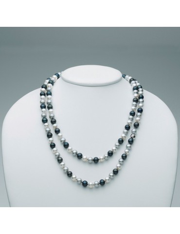 Collana Nimei Donna - Perle Multicolor 7,5-8 mm - PCL2600
