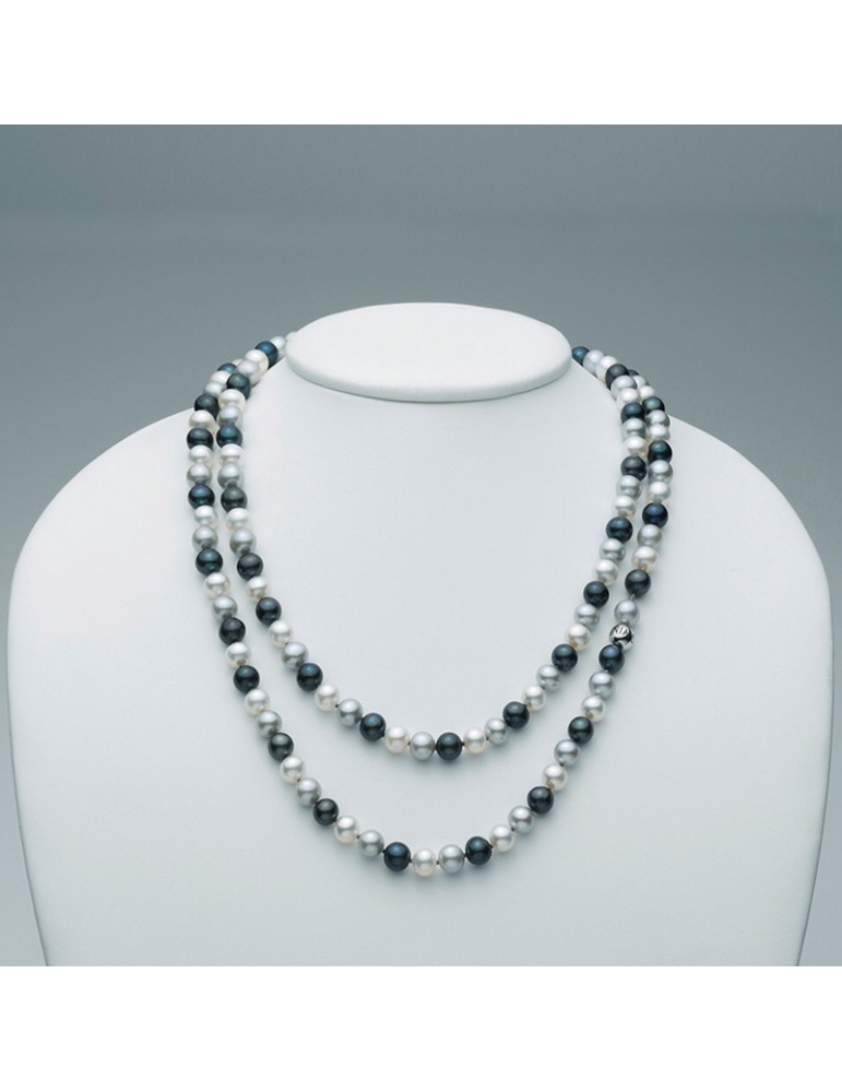 Collana Nimei Donna - Perle Multicolor 7,5-8 mm - PCL2600