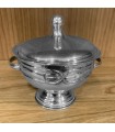 Sugar bowl - in 800 Silver for Tea and Coffee Services 9x7 cm - 0