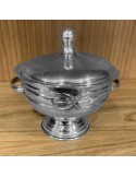 Sugar bowl - in 800 Silver for Tea and Coffee Services 9x7 cm - 0