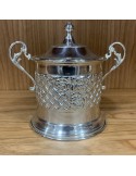 Sugar bowl - in 800 Silver for Tea and Coffee Services 9x10 cm - 0