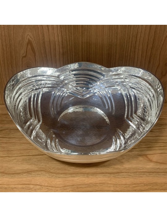Bowl - 800 Silver with Decoration 22x13 cm - 0