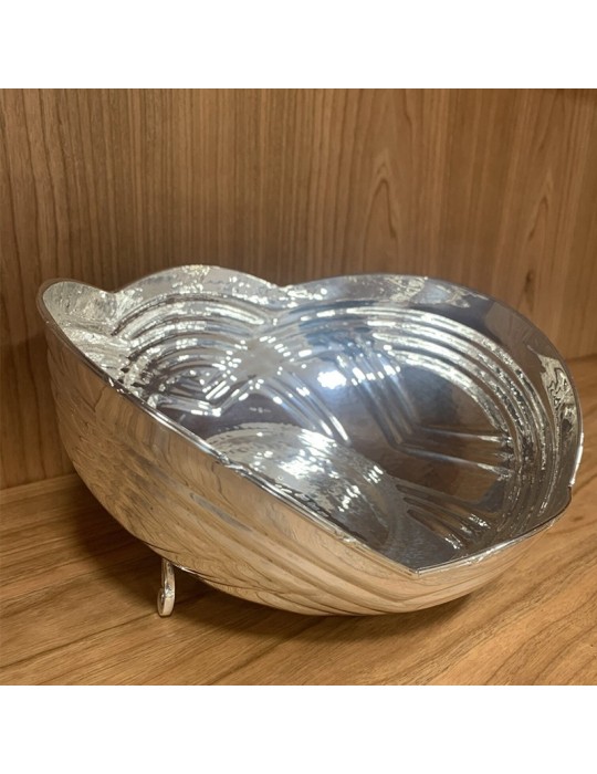Bowl - 800 Silver with Decoration 22x13 cm - 0
