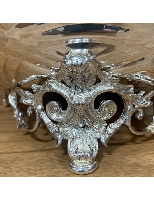 Bowl - 800 Silver with Decoration 22x13 cm - 0