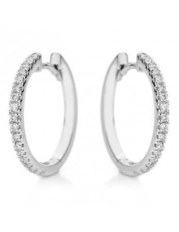 Buonocore Earrings - White Gold Headband with White Diamonds - 0