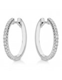 Buonocore Earrings - White Gold Headband with White Diamonds - 0
