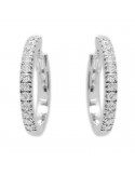 Buonocore Earrings - White Gold Headband with White Diamonds - 0