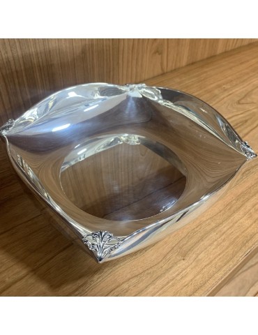 Vassoio - in Argento 800 Quadrato 21x21 cm - Vintage - Casa 2