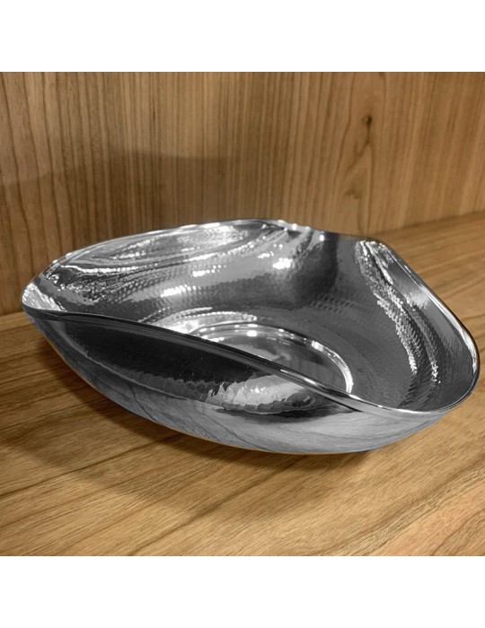 Vassoio - in Argento 800 Triangolare 19x6 cm - Vintage - Antiquariato