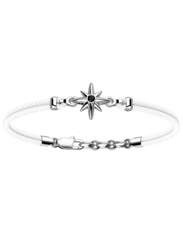 Bracciale Zancan Uomo - Regata - Bianco - Rosa dei Venti - EXB675BI