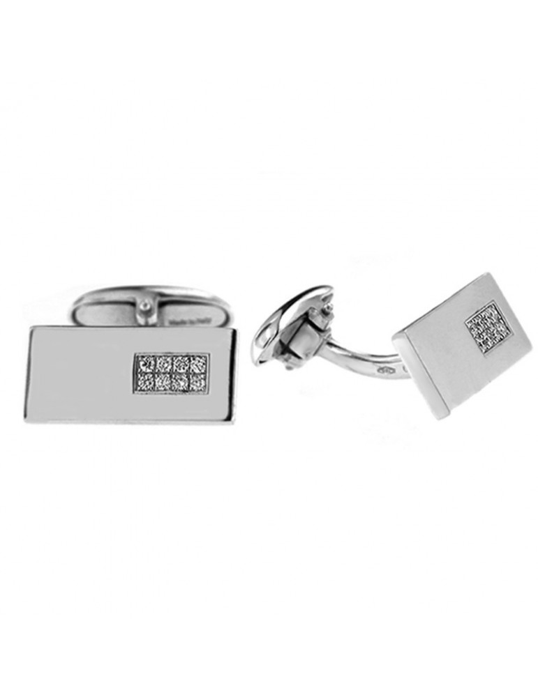 DAVITE & DELUCCHI MAN CUFFLINKS WITH DIAMONDS - 0